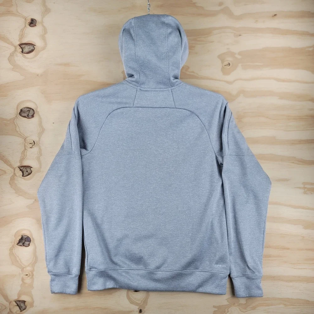 Adidas Hoodie Mens Small Gray Climawarm Pullover Creators Only Graphic DH9075